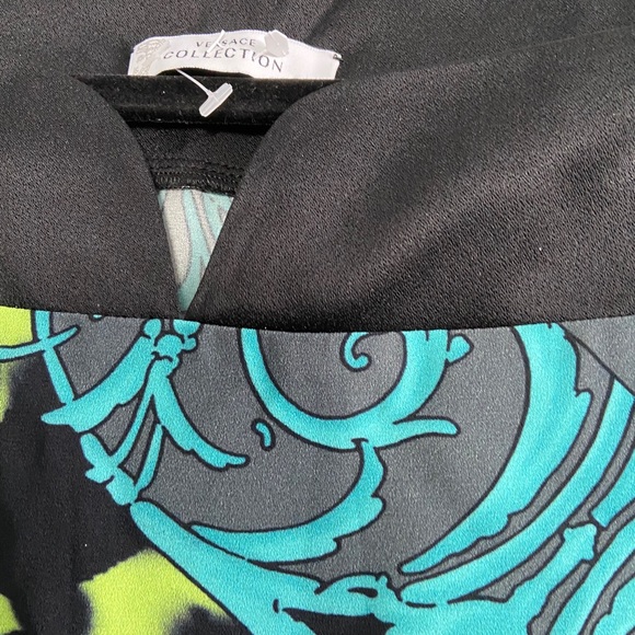 Versace Collection size 46 multi-patterned dress - Picture 8 of 10